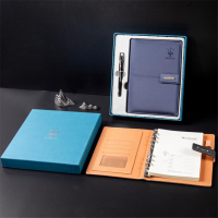 定制皮面本二件套蓝色(单位:本)