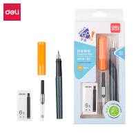 得力(deli) A918 黑色不可擦钢笔套装 单位:盒