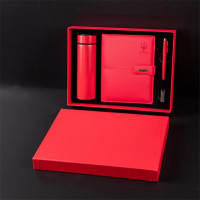 定制活页本礼盒四件套红色(单位:本)