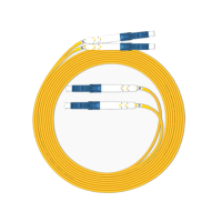 电信级光纤跳线尾纤 1米LC-LC(UPC) 单模光纤线