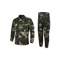 策马 户外拓展训练迷彩服冬季作战服5套1组 腰围(112)