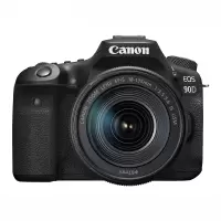佳 能 EOS 90D 单反套机(EF-S 18-135mmf单反镜头)搭配64G存储卡相机包三脚架