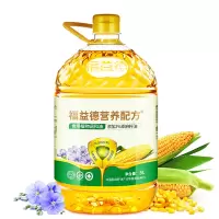 WQMD福益德玉米亚麻籽营养配方油5L