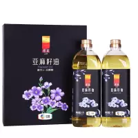 中粮福临门悦润亚麻籽油组合 1L*2