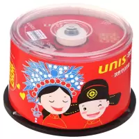 紫光(UNIS)DVD-R空白光盘/刻录盘 婚庆系列 16速4.7G 桶装50片
