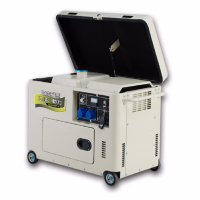 大泽勭力 7kw静音柴油发电机 220V/380V 白色