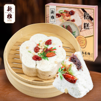 新雅松糕380g*2上海特产点心糯米豆沙发糕传统糕点零食甜点米糕