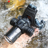 优豹L2黄光单个LED潜水充电头灯1个不含电池和充电器