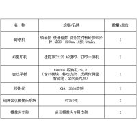 办公设备组合(复印机+碎纸机+会议大屏+投影仪+视屏会议摄像头系统+摄像头支架)