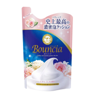 COW牛乳石碱BOUNCIA浓密泡沫花香沐浴露替换装400ML 玫瑰花香