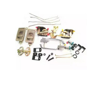 解放运输车平头柴CA1121/CA1122车门锁总成(整套)