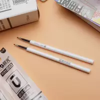 晨光(M&G)文具黑色0.38mm中性笔芯 按动子弹头签字笔替芯 优品系列水笔芯 12支/盒2601
