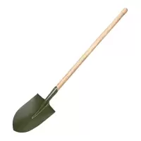 木柄锹 军工锹消防 铁锹洋头撬杠采挖树根大军锹124cm