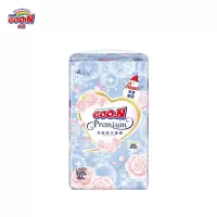(限定款)大王(GOO.N)短裤式纸尿裤/拉拉裤花信风系列大号L46片
