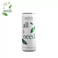 AIN低糖含气绿茶果味饮料250ml*12