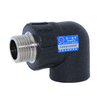 天一金牛 外牙弯头 HDPE给水管 4分 6分配件管件 32*1