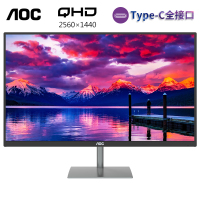 显示器 AOC Q2789VQ 27/IPS/VGA+HDMI+DP/2K/黑