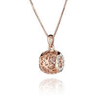 ITALINA伊泰莲娜 转运珠 镶钻吊坠项链 ETLN1308DX02