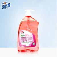 奇强植物皂精华内衣柔顺型清爽易洗净 萃取植物精华 植物皂液 洗衣皂液 内衣型580g 单位:瓶