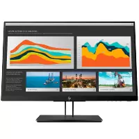 惠普(HP)Z22n G2 21.5英寸工作站级显示器 微边框IPS屏 出厂色彩校准 升降旋转 无闪屏&低蓝光显示器
