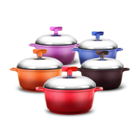 阿摩厨房(Sapore d'amore) 史蒂芬铝制不粘涂层锅具24浅汤锅SD-ST-SSP24