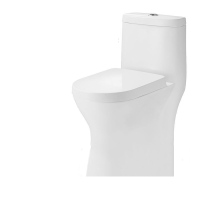 自洁釉面坐便器PP缓降盖板顶按3/6L双档冲水11299-2-1/31Z-1