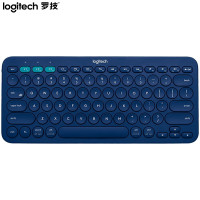 罗技(Logitech)K380无线超薄蓝牙键盘 蓝色 单位:个