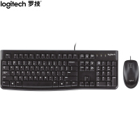 罗技(Logitech)MK120有线键鼠套装 黑色 单位:套