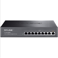 TP-LINK SF1009PE 9口百兆8口POE非网管PoE 交换机 功率增强型 单位:台