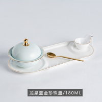 金边甜品炖盅宫廷陶瓷汤盅带盖