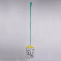 好姆 家用拖把 喷塑铁杆棉纱拖把棉线水拖吸水强 棉纱拖把28cm