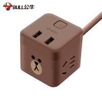 公牛(BULL)Linefriends小魔方USB插座 UU212B 单位:个