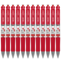 得力 S01中性笔0.5mm弹簧头(红)(支) 60支(单位:组)