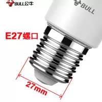 公牛(bull) E27-12W LED防频闪球泡 单位:个