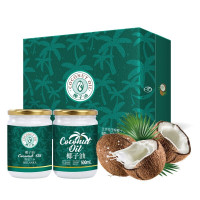 艾贝拉特级冷榨椰子油礼盒500ml*2