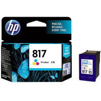 惠普817墨盒原装D2468/4308/2368/2238/F2288打印机 817A彩色墨盒 单位:个