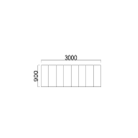 定制板式文件柜 1500*400*900规格 2个1米5的做成一个3米长的整柜 白枫木色