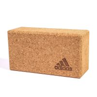 阿迪达斯 ADYG-20100CORK瑜伽枕高密度瑜伽砖头 软木塞 22.8cm色（快递正常 年后初八依次发货）