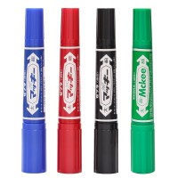 斑马(ZEBRA)MO-150-MC油性记号笔 大双头记号笔(10支)