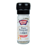 极美滋白胡椒粒50g研磨瓶装牛排披萨意面调料厨房调味料