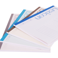 得力23200 笔记本文具A5软抄本子时尚练习本办公日记本 12本/包 5包装(单位:件)混色