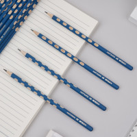 晨光(M&G)文具2B洞洞笔 学生六角杆木杆铅笔 儿童矫姿铅笔 30支装AWP30456*5