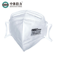 中体倍力 9500-B03 专业防护口罩 20枚装 白色/耳戴式（计价单位：盒）