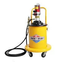 科球 上海气动加油机GZ-9T打黄油机高压全套黄油枪管配件工具20L油桶齿轮油加注器 高配10米管+万向枪+油水分离器