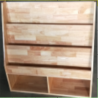 峰翼 YC 实木图书柜儿童阶梯式书架储物收纳柜幼儿图书展示柜