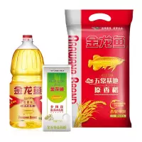 金龙鱼黄金原香米面油实惠三件组(黄金比例调和油非转基因1.8L+金龙鱼原香稻2.5Kg+金龙鱼多用途麦芯小麦粉1KG)