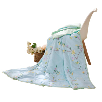 LOVO 悠然花意全棉夏被 150*215cm