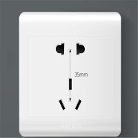 明装五孔插座10A 10个装