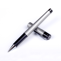 得力S107 签字笔 加粗商务办公中性笔 碳素笔练字笔 整盒12支 /装