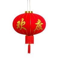 天琴82*120CM新年大红灯笼欢度佳节大号长杆 2个/组 单组装
